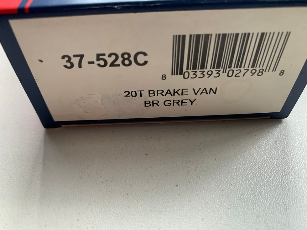 Thumbnail: 37-528C 20 TON BRAKE VAN BR GREY