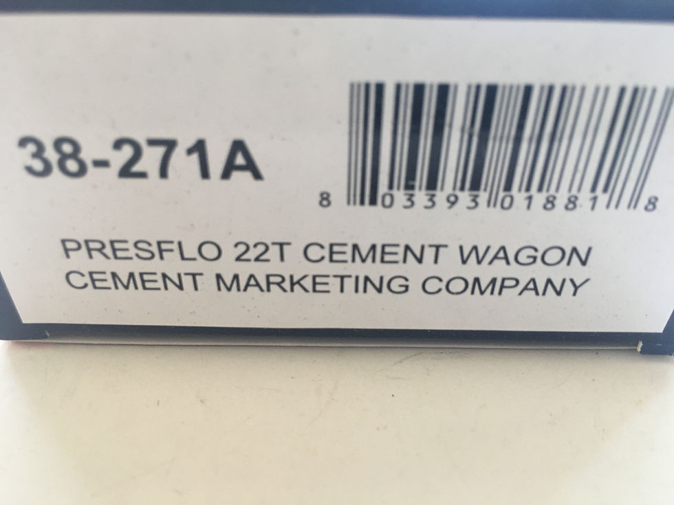 Thumbnail: 38-271A  PRESFLO 22T CEMENT WAGON CEMENT MARKETING COMPANY