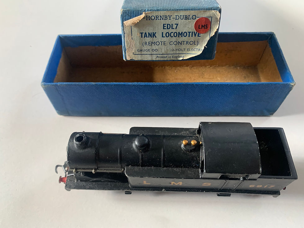 Thumbnail: EDL7 0-6-2 LMS TANK LOCOMOTIVE 6917 BLACK BOXED