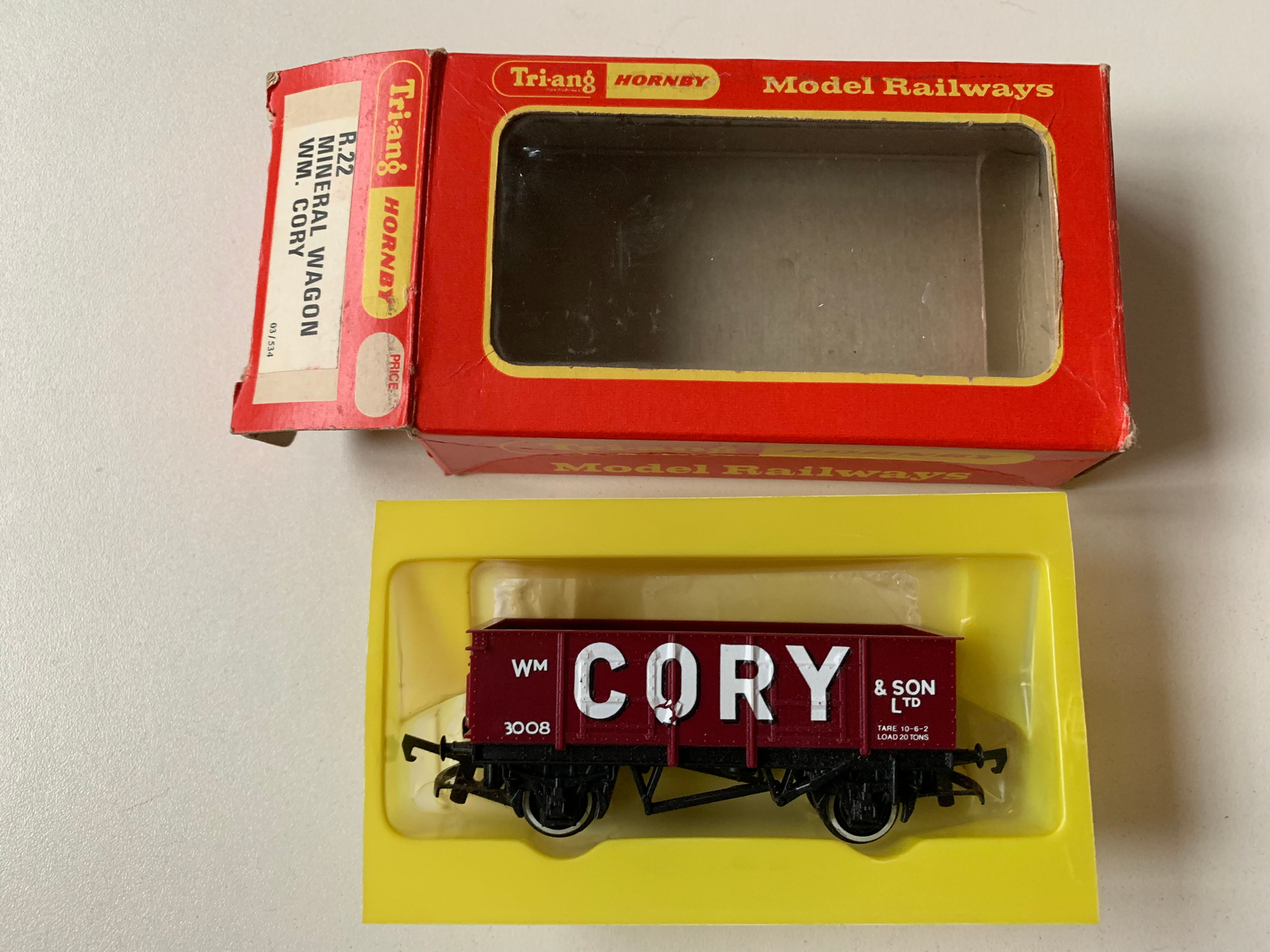 R.22 MINERAL WAGON WM. CORY