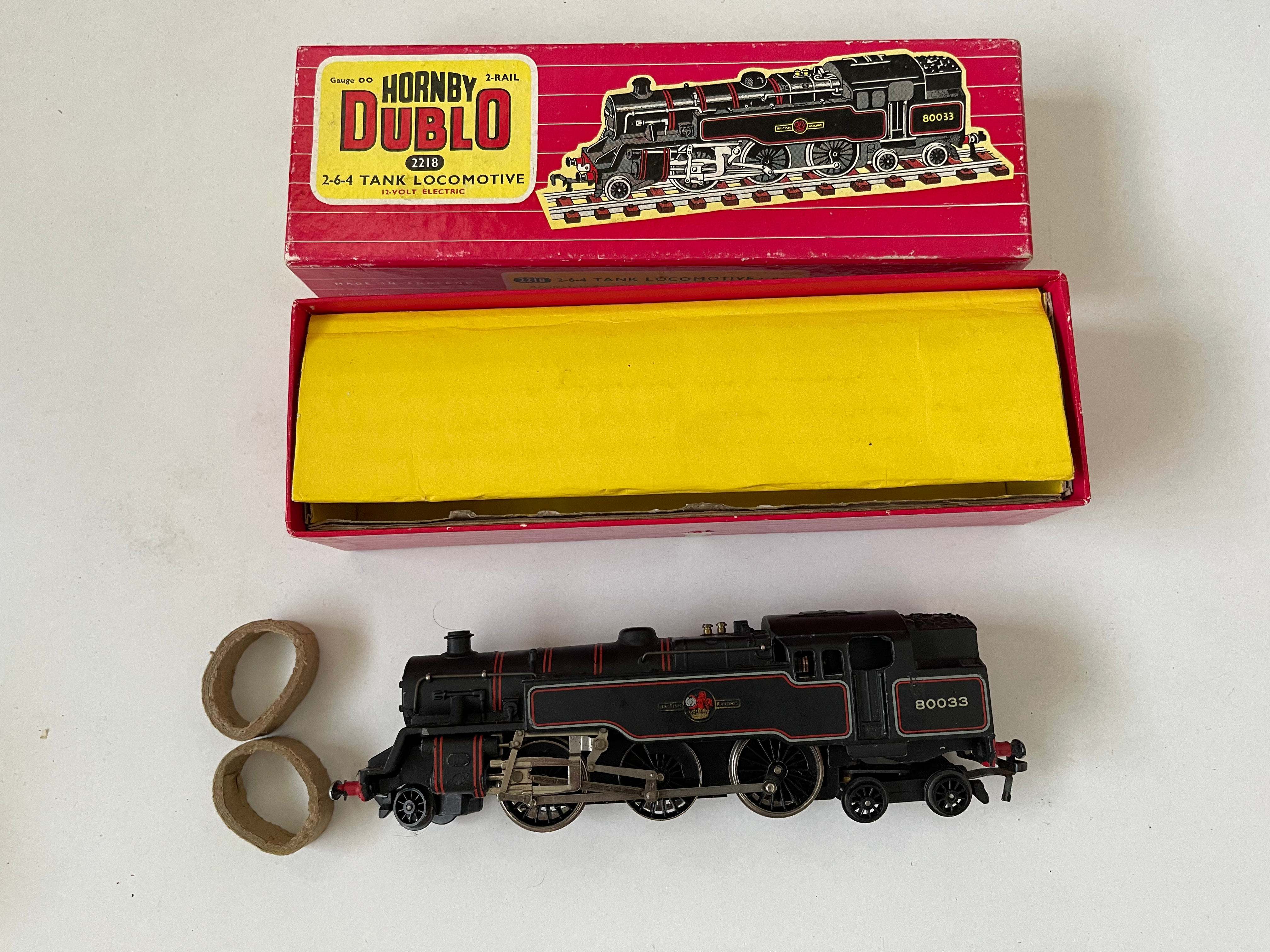 2218 2-6-4 BR BLACK TANK LOCOMOTIVE 80033 - BOXED