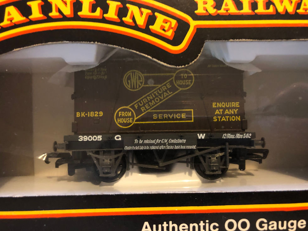 937355 G.W.R. CONFLAT AND B TYPE CONTAINER