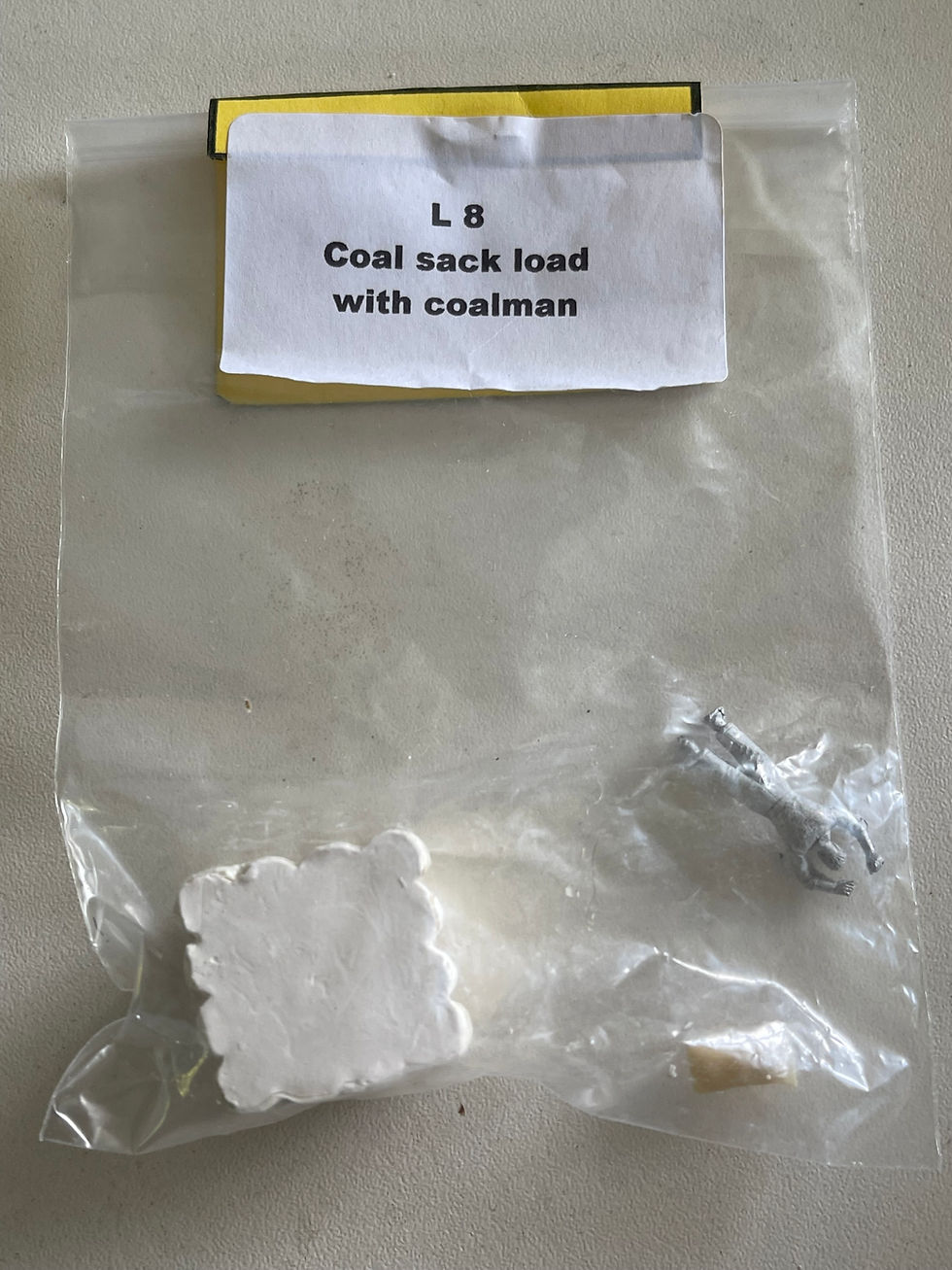 Thumbnail: ROAD TRANSPORT IMAGES - L8 COAL SACK LOAD WITH COALMAN