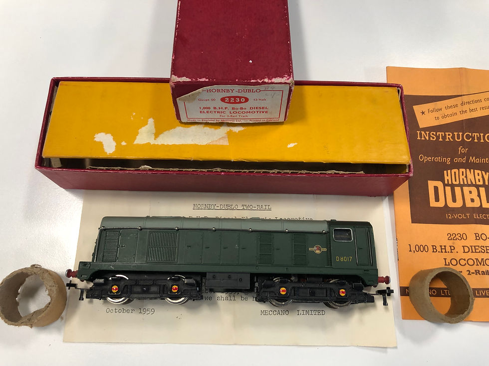Thumbnail: 2230 1,000 B.H.P. DIESEL ELECTRIC LOCOMOTIVE D8017