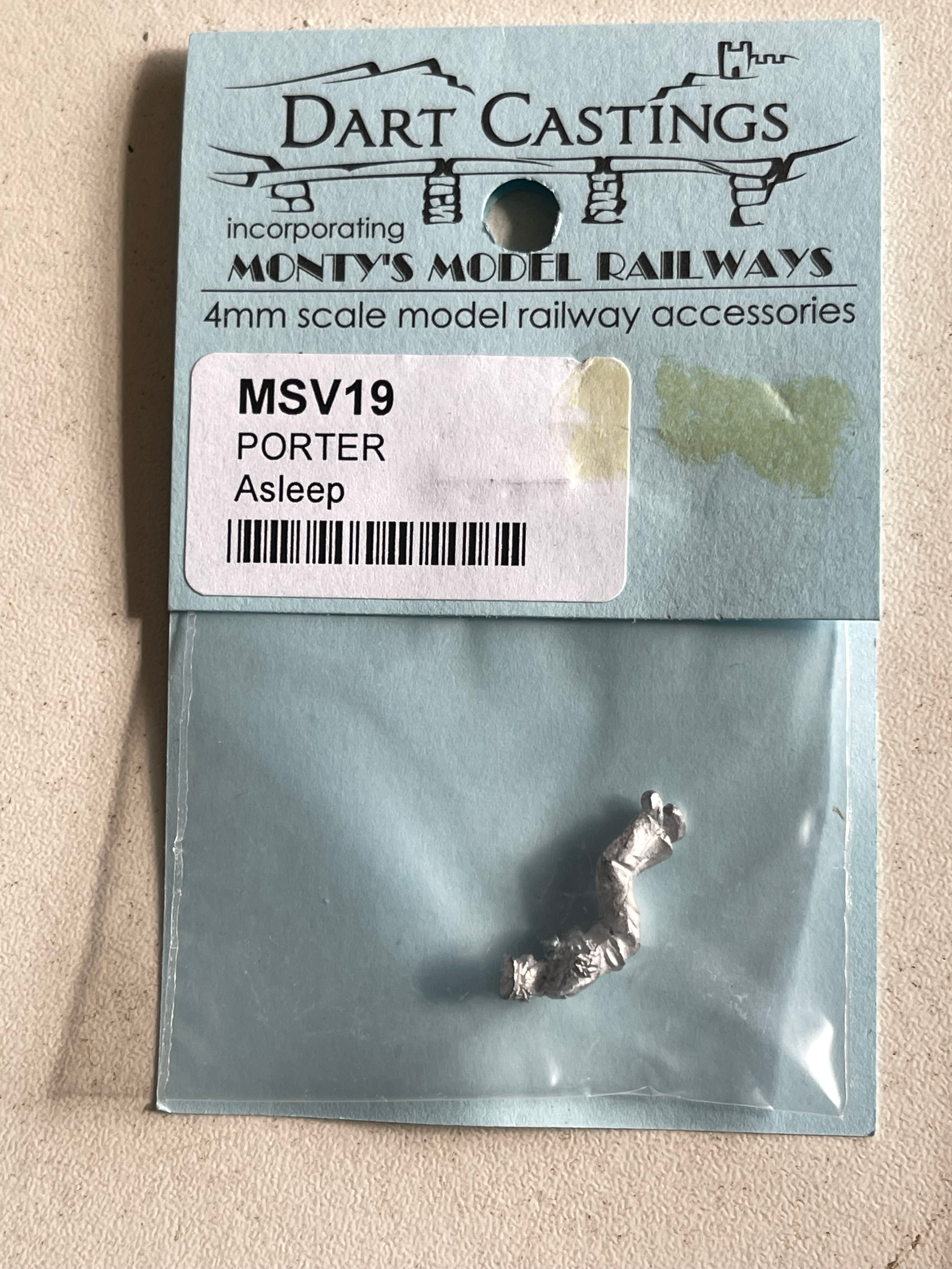 DART CASTINGS - MSV19 PORTER ASLEEP