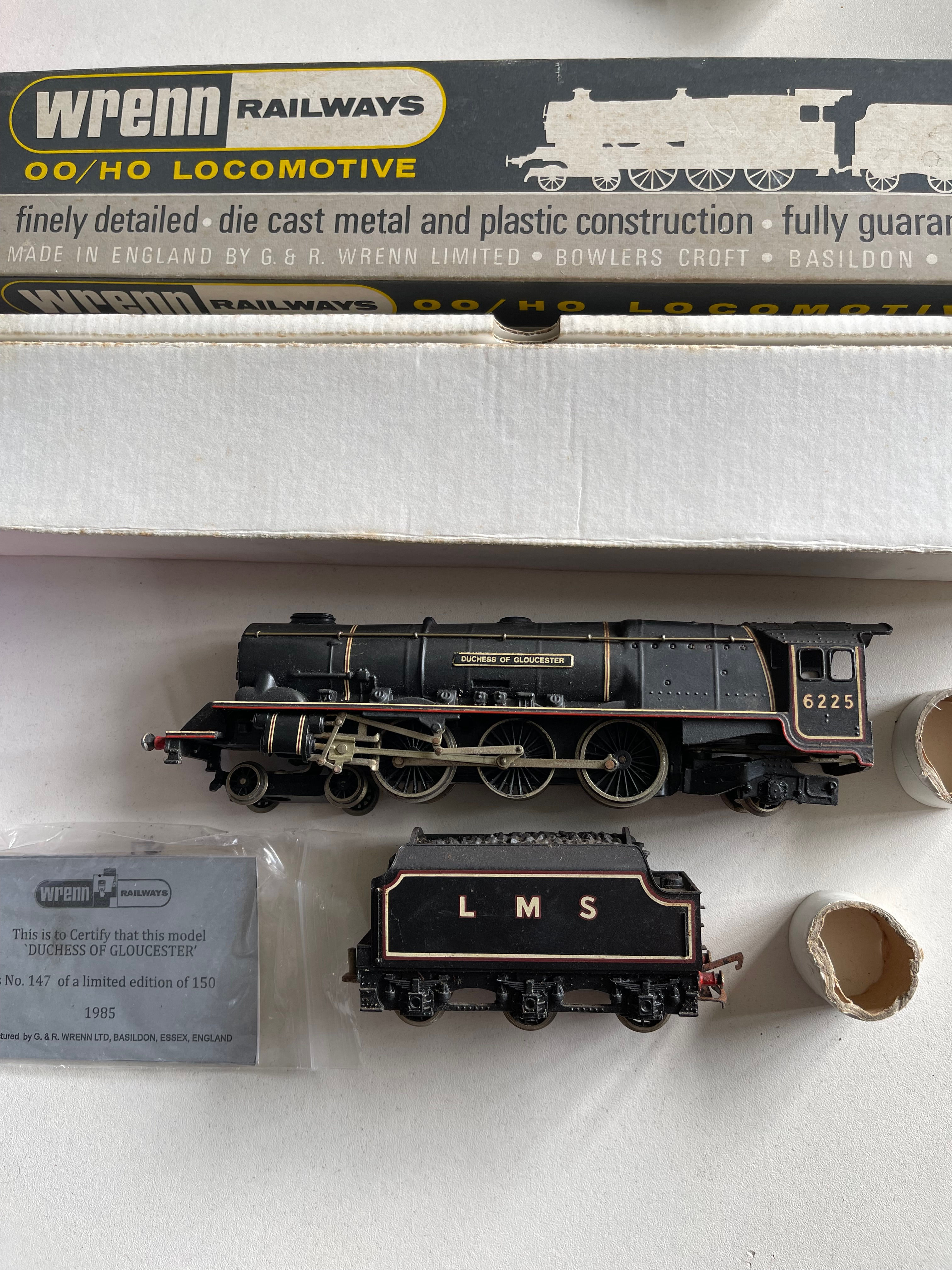 W2241/A DUCHESS OF GLOUCESTER LOCO 6225 & TENDER LMS - BOXED