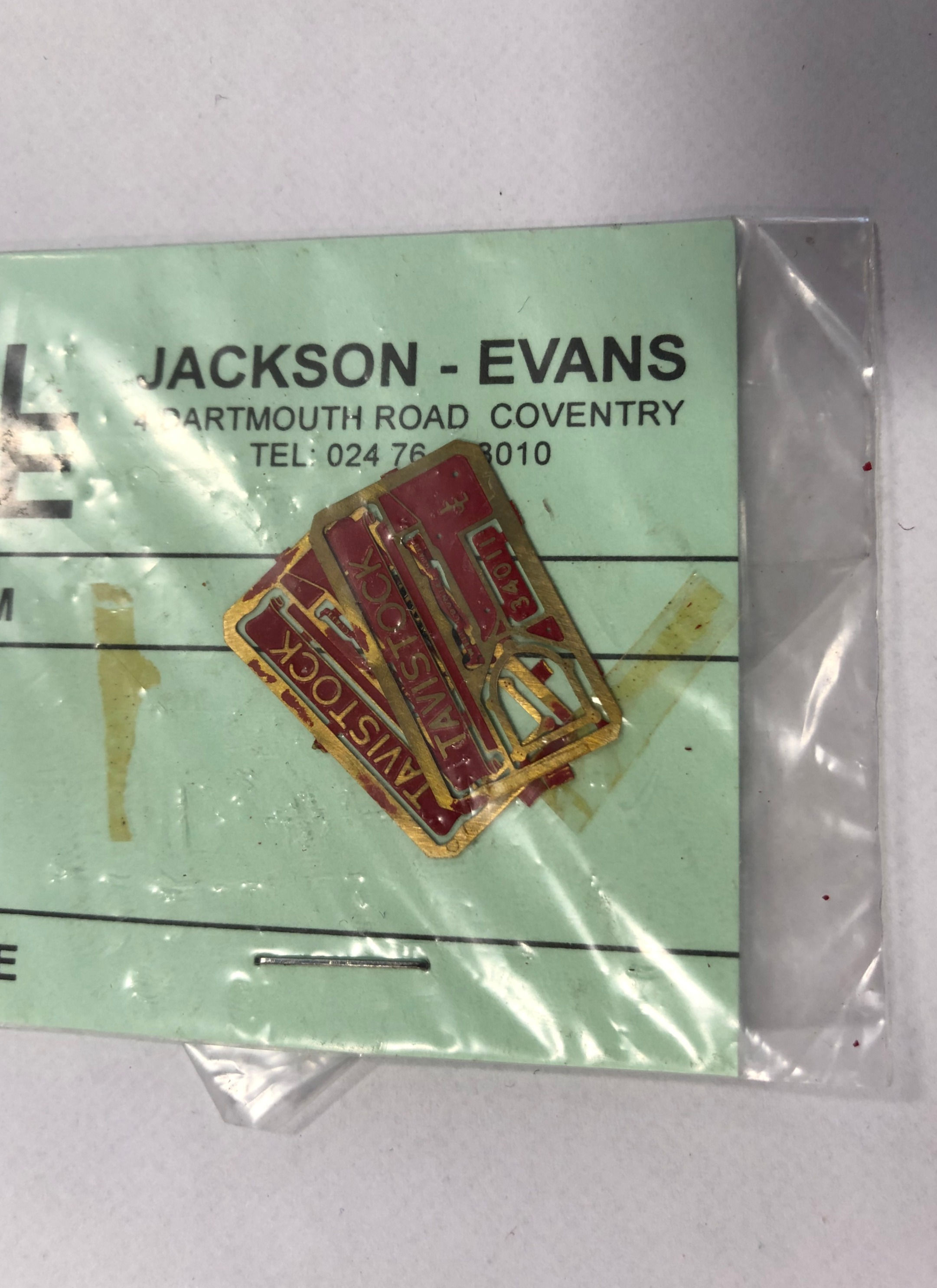 JACKSON-EVANS - 34011 TAVISTOCK