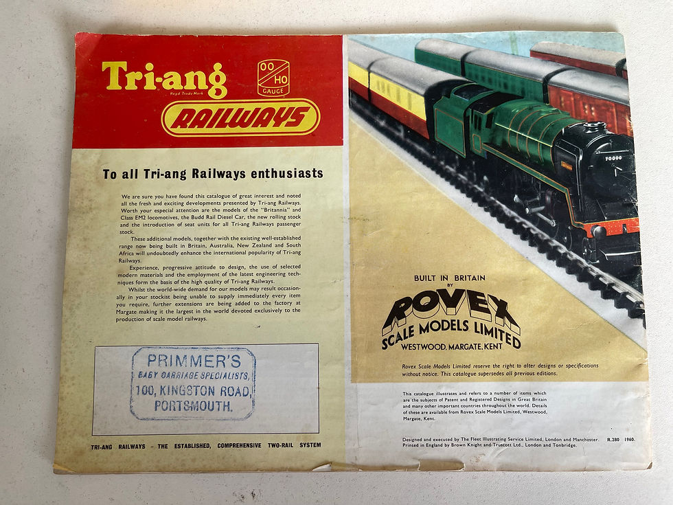 Thumbnail: TRI-ANG  RAILWAYS CATALOGUE - 6TH EDITION