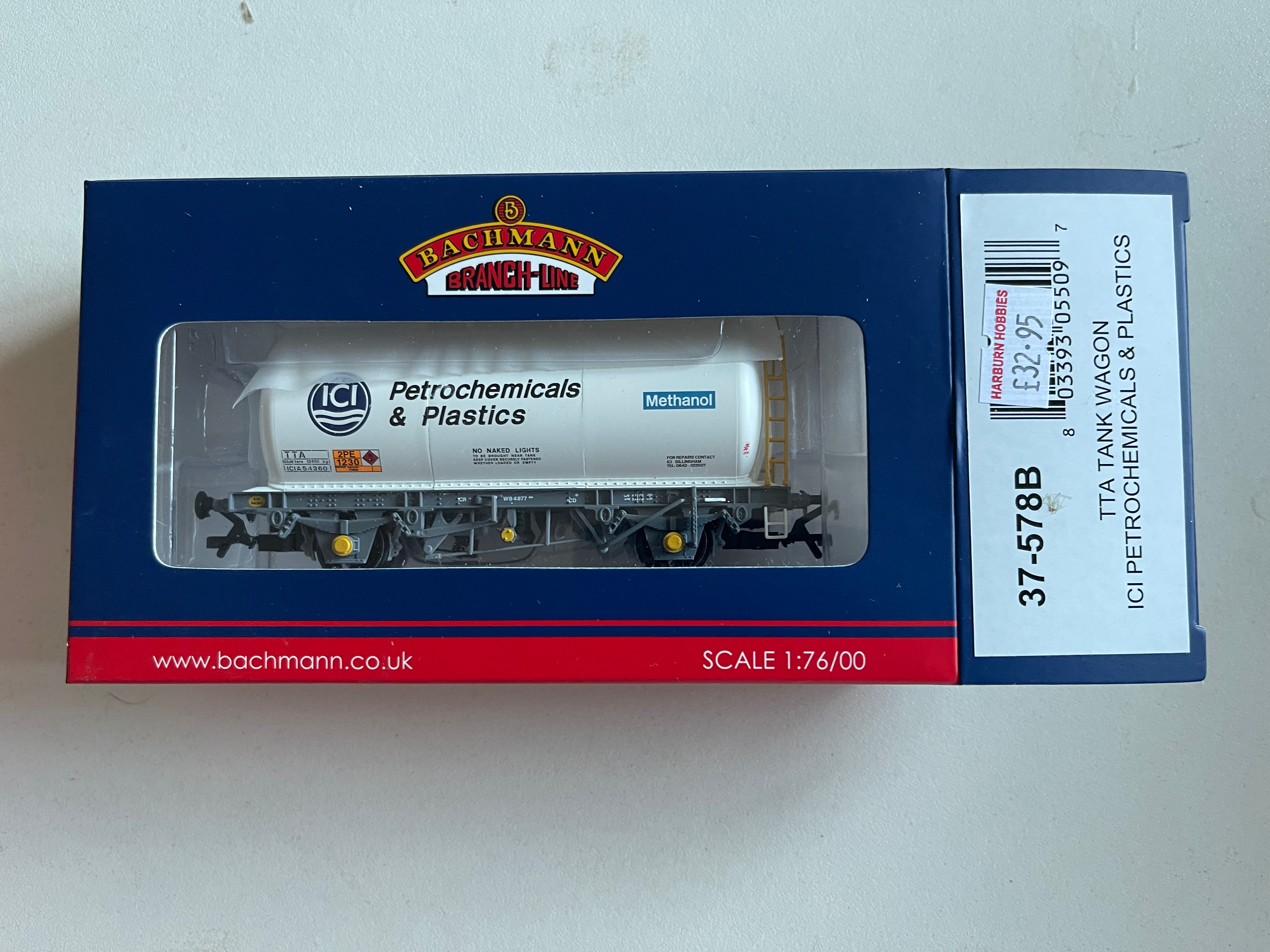 37-578B TTA TANK WAGON ICI PETROCHEMICALS & PLASTICS