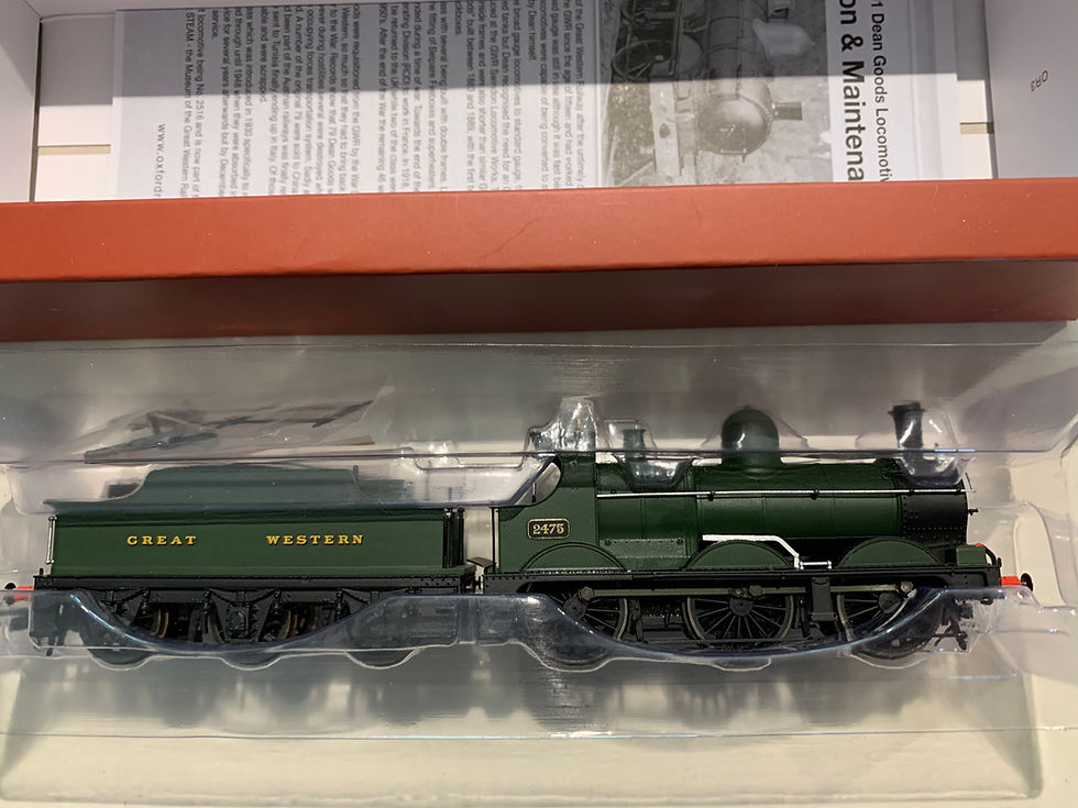 Thumbnail: OXFORD RAIL OR76DG003 GWR DEAN GOODS LOCOMOTIVE 2475 & TENDER
