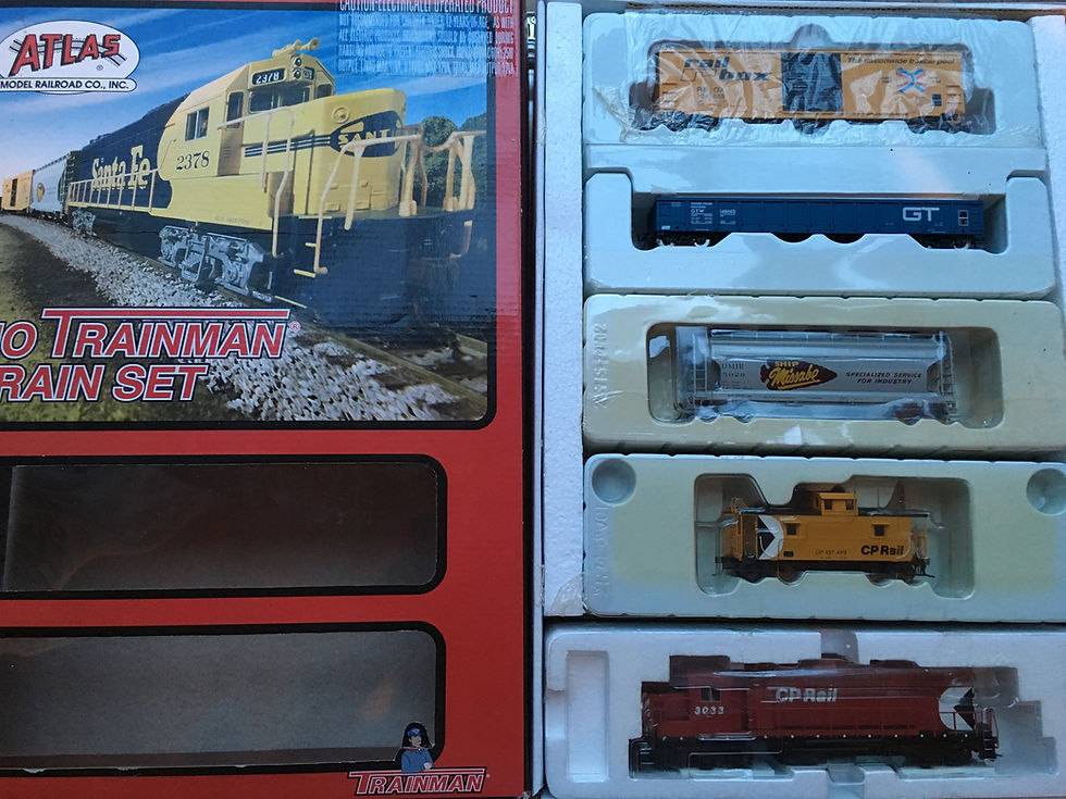 Thumbnail: ATLAS HO TRAINMAN TRAIN SET - CP RAIL 3033 LOCO