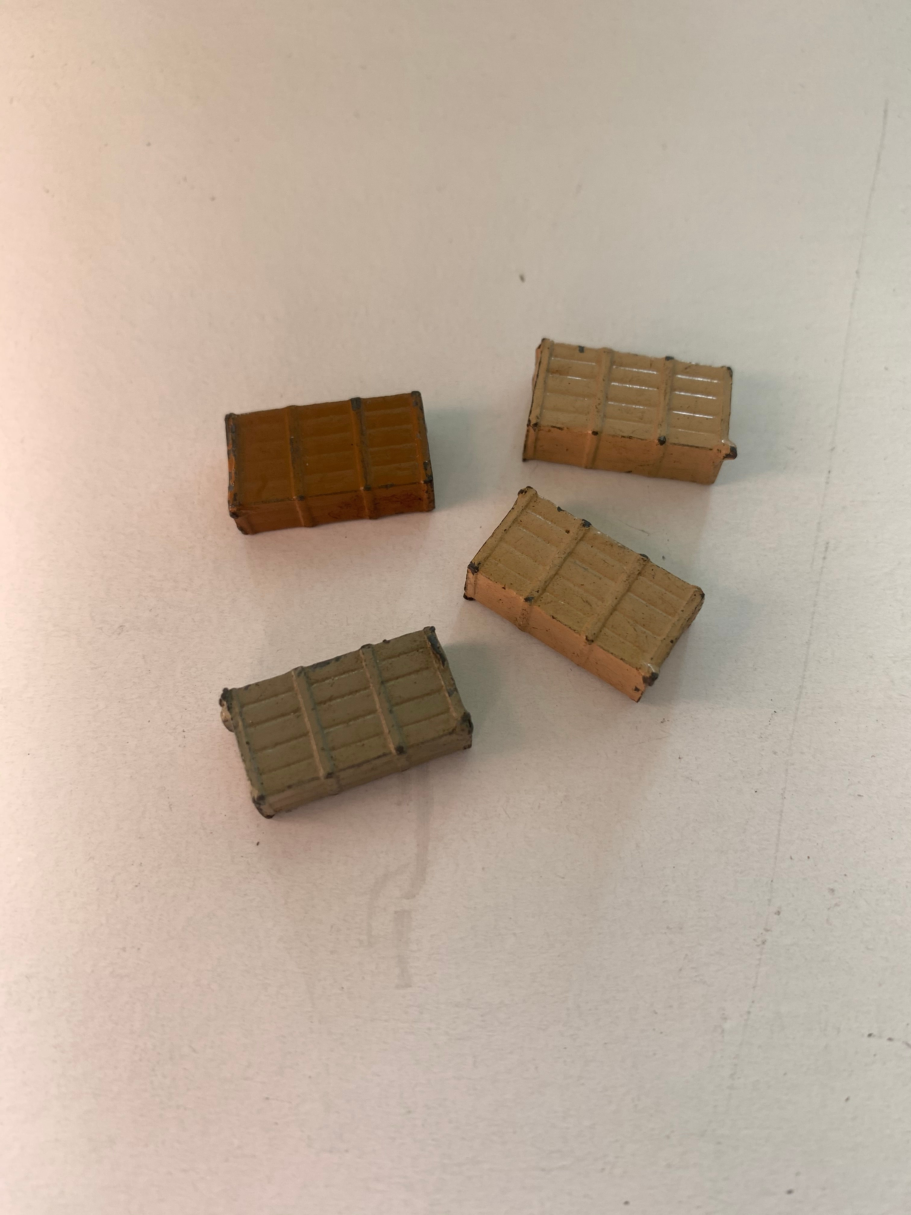 TRIX / TTR 4 x CRATES (PRE WAR)
