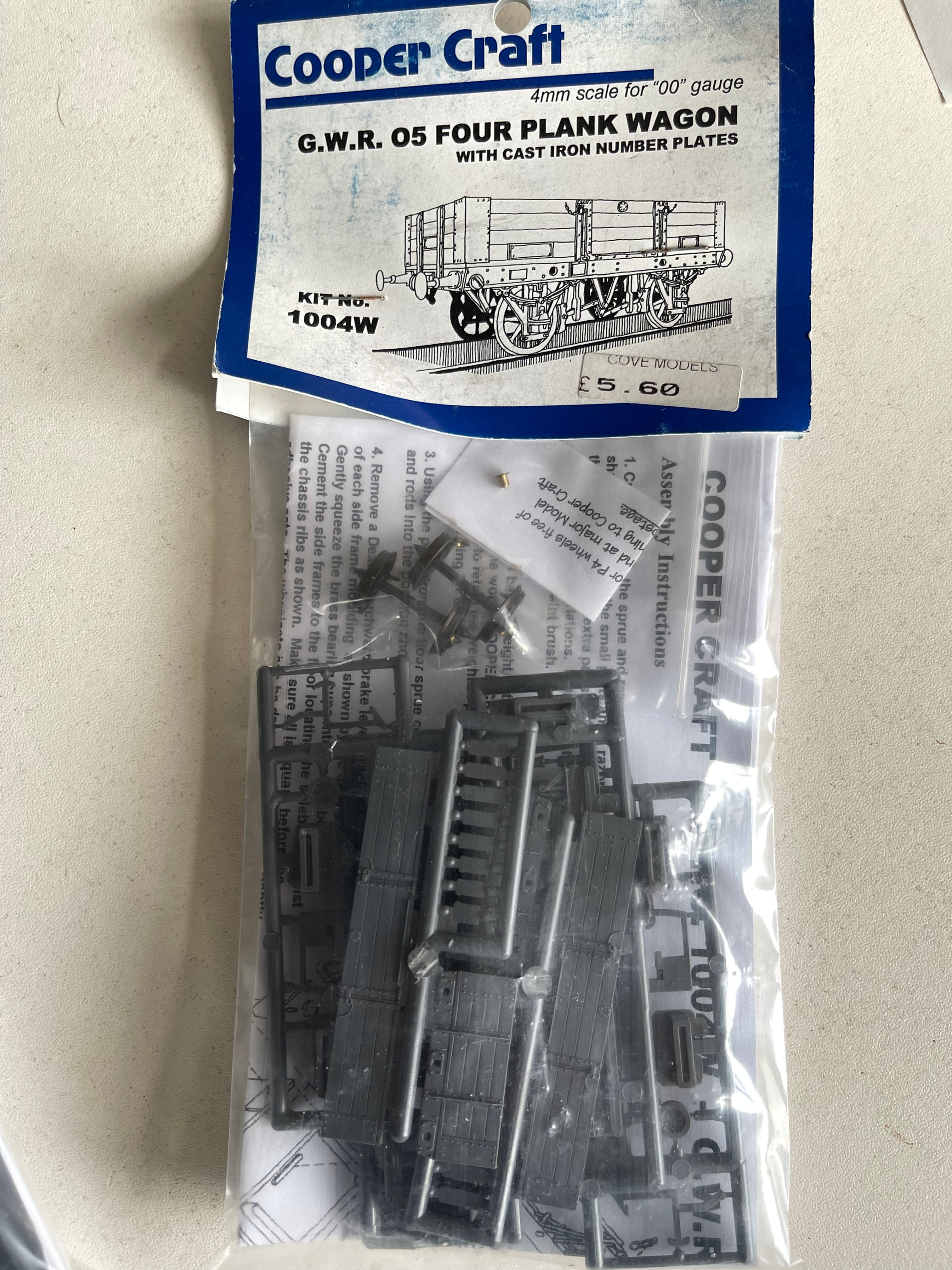 COOPER CRAFT 1004W G.W.R. 05 OPEN 4 PLANK WAGON