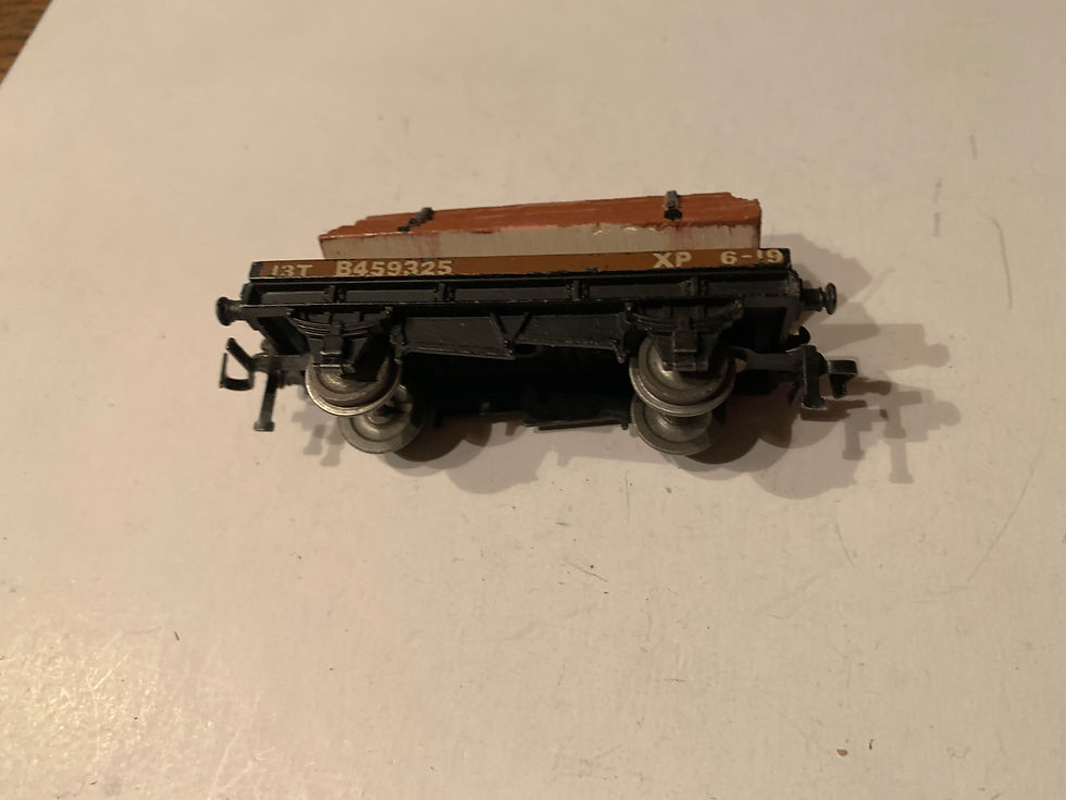 Thumbnail: 32085 D1 LOW SIDED WAGON WITH WOOD LOAD