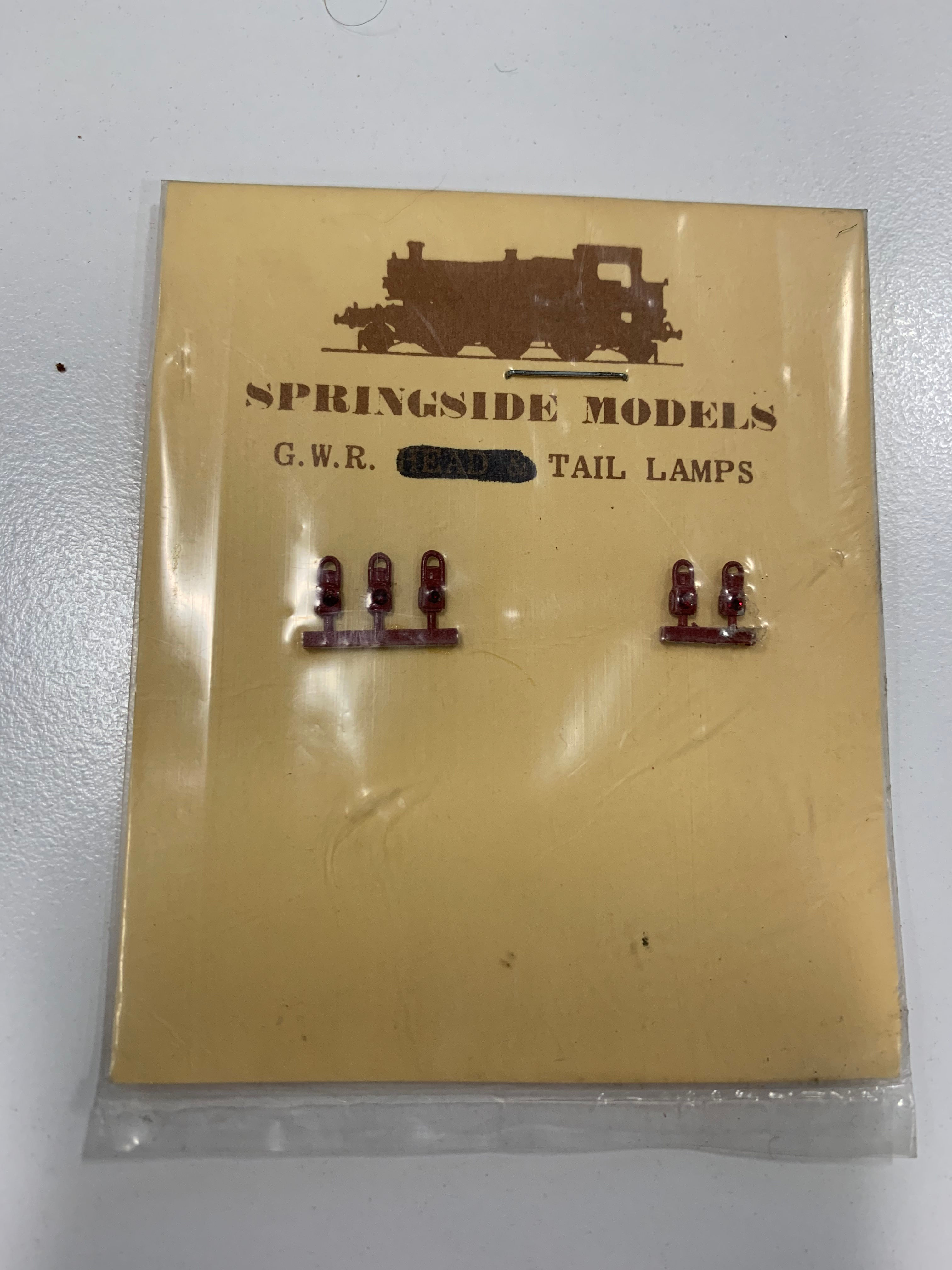 SPRINGSIDE MODELS - G.W.R. TAIL LAMPS (5)