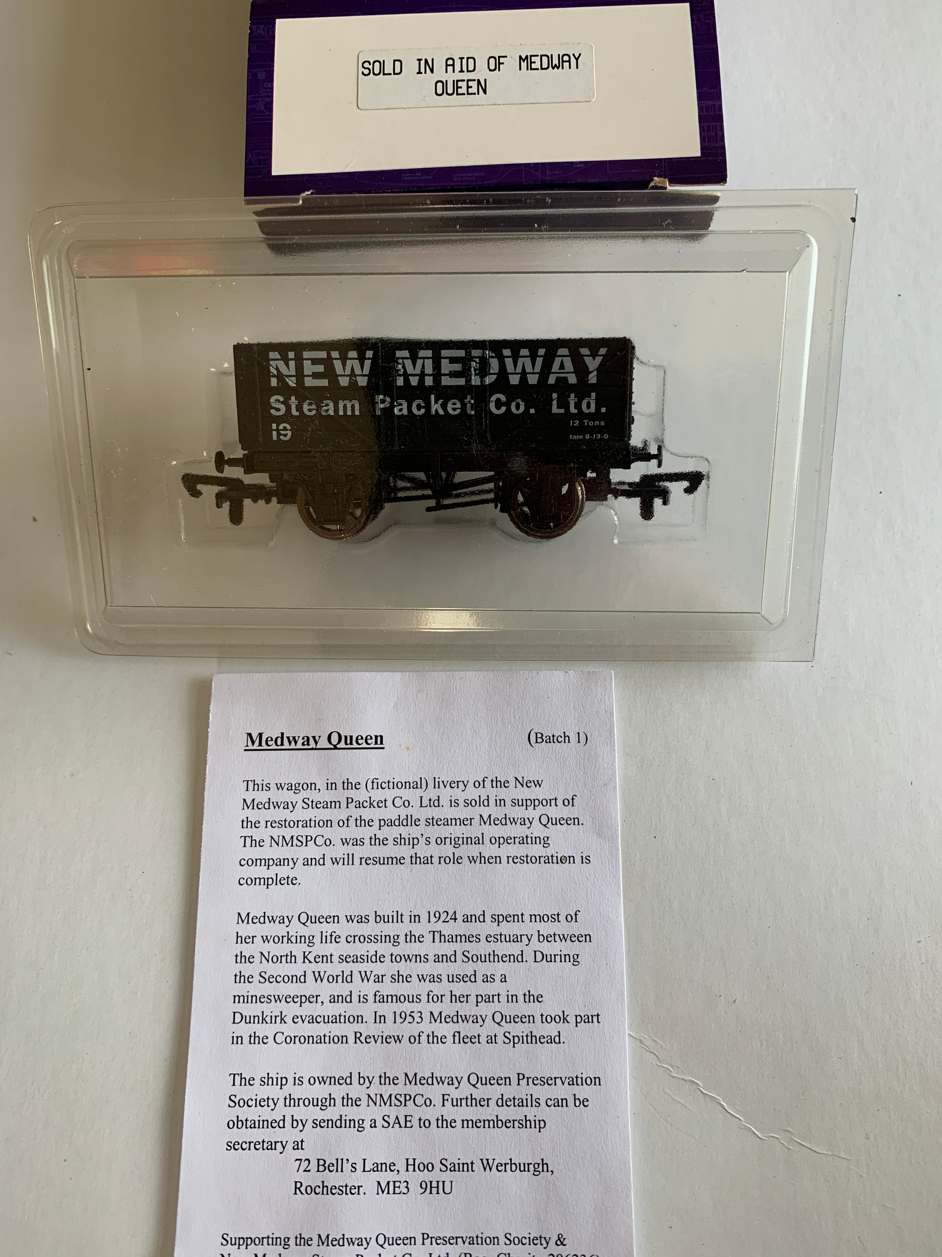 7 PLANK WAGON NEW MEDWAY STEAM PACKET - LIMITED EDITION