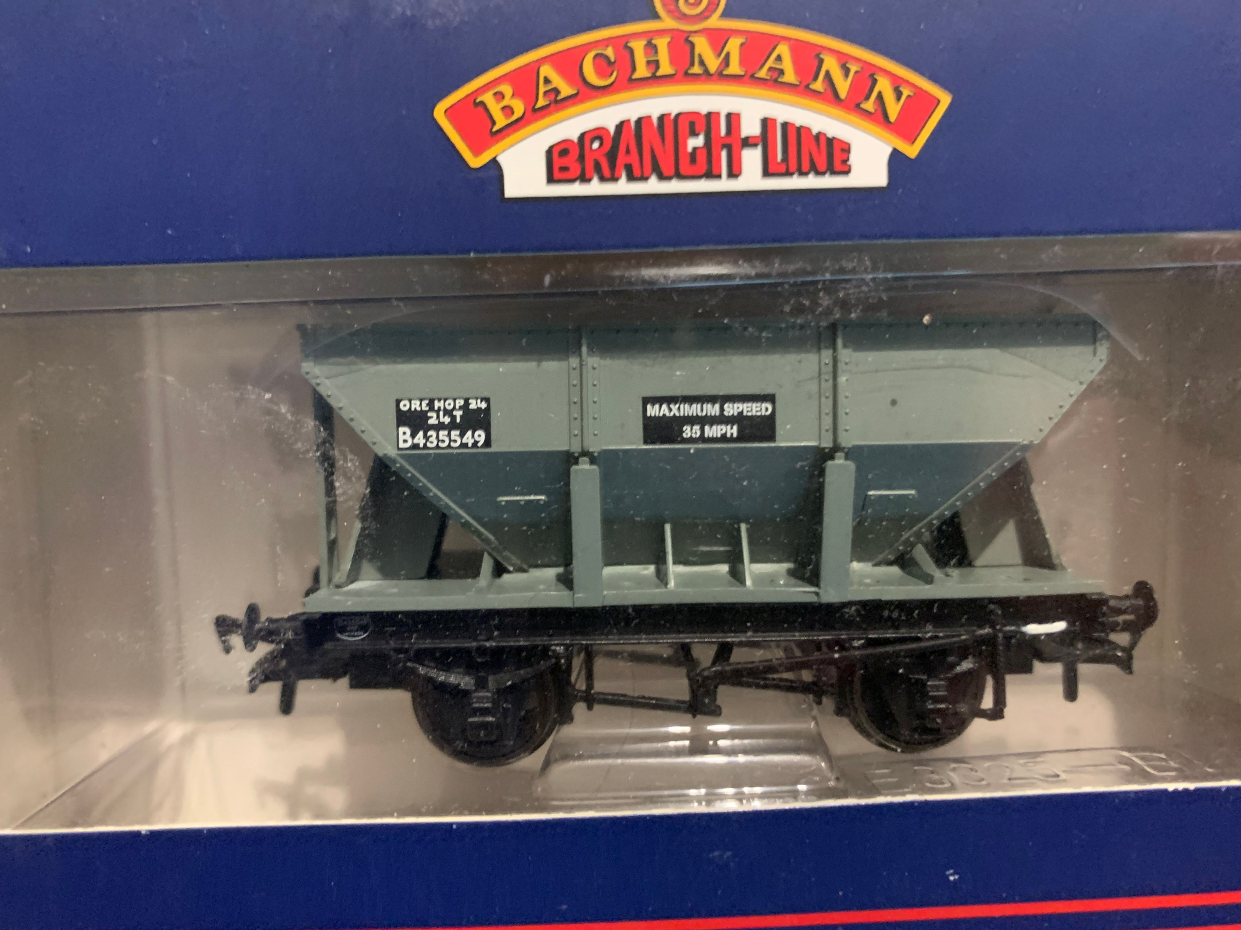 37-502C 24 TON ORE HOPPER WAGON BR GREY 'IRON ORE'