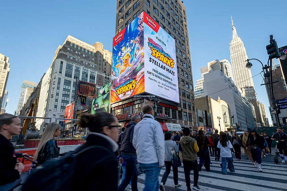 Pokemon in NYC Times Square by PJX Media