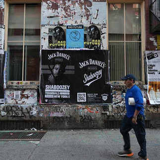 Guerrilla Wild Postings for Jack Daniel's and Shaboozey by PJX Media