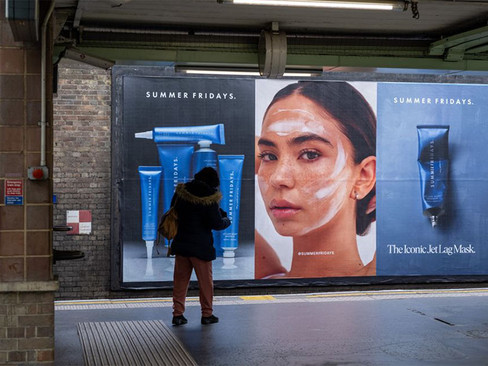 Summer Fridays OOH Transit Billboard in Toronto by PJX Media