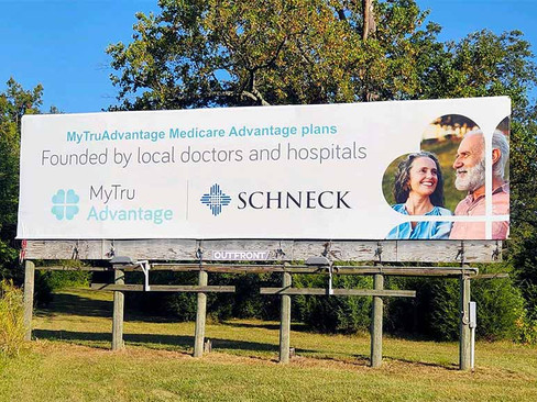 MyTru Advange billboard out-of-home advertising in Louisville, KY and Indianapolis, IN.