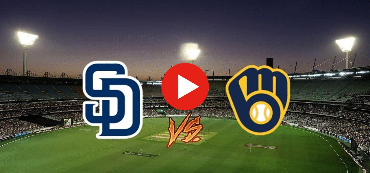Live Padres vs. Brewers stream 16 April 2024 Watch TV MSLR E EFOILS