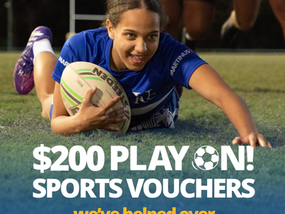 Vouchers see more than 2200 Burdekin kids Play On! at sports