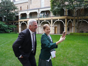 Burdekin student witnesses budget bustle