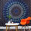 Thumbnail: Cotton Bedspread + Wall Hanging  Mandala