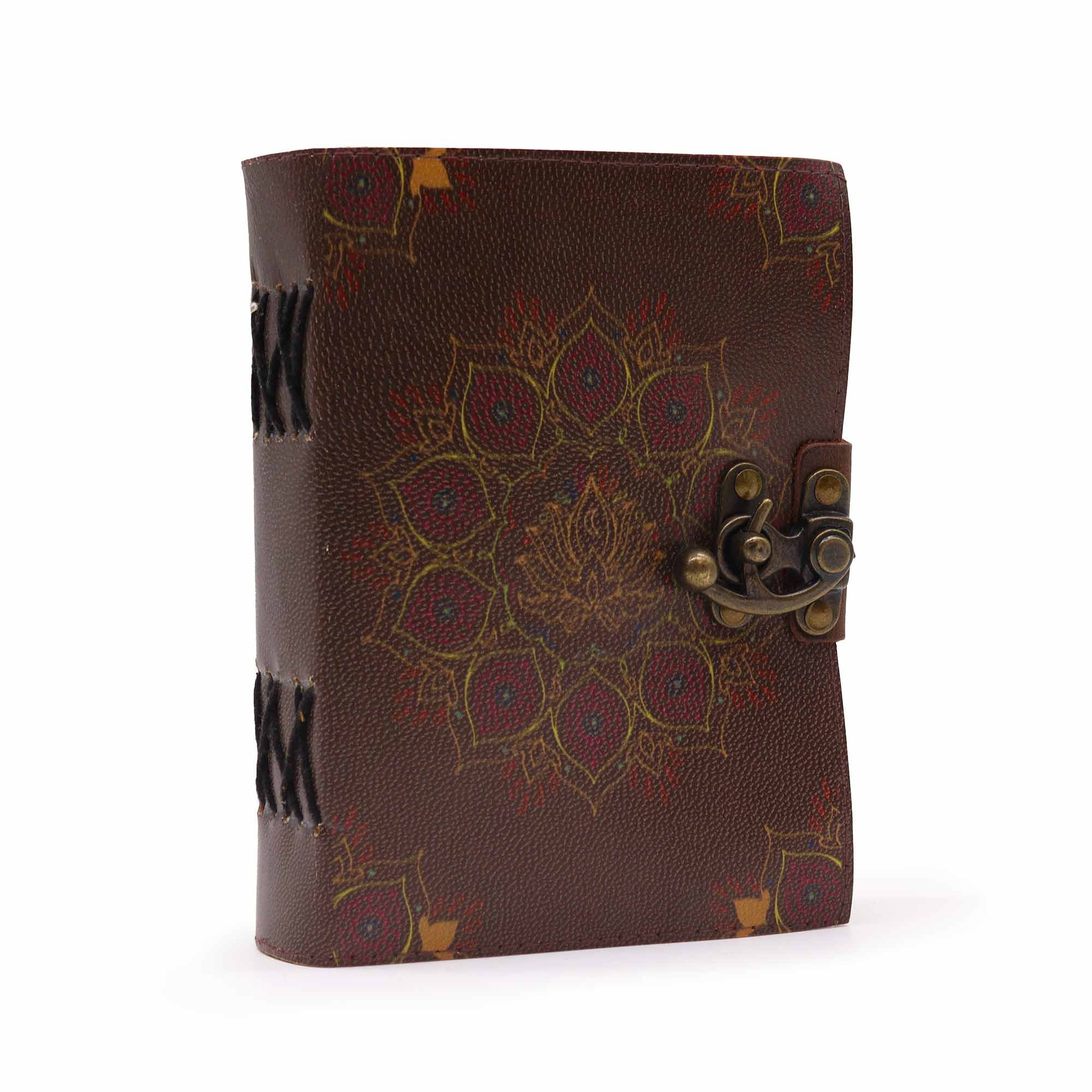 Lotus Mandala Deckle-edge Notebook