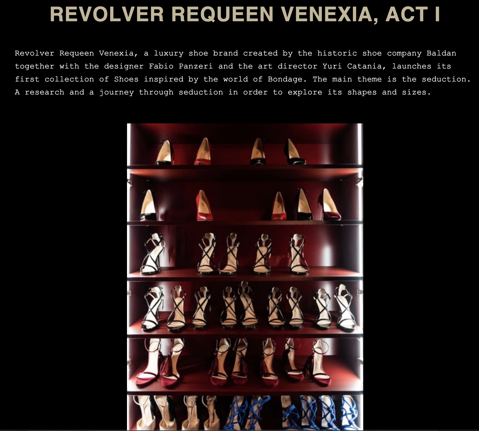 REVOLVER-REQUEEN VENEXIA