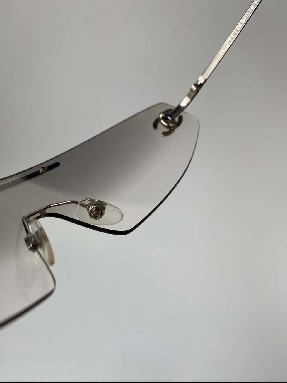 Thumbnail: Rare Vintage Chanel Rhinestone Sunglasses 