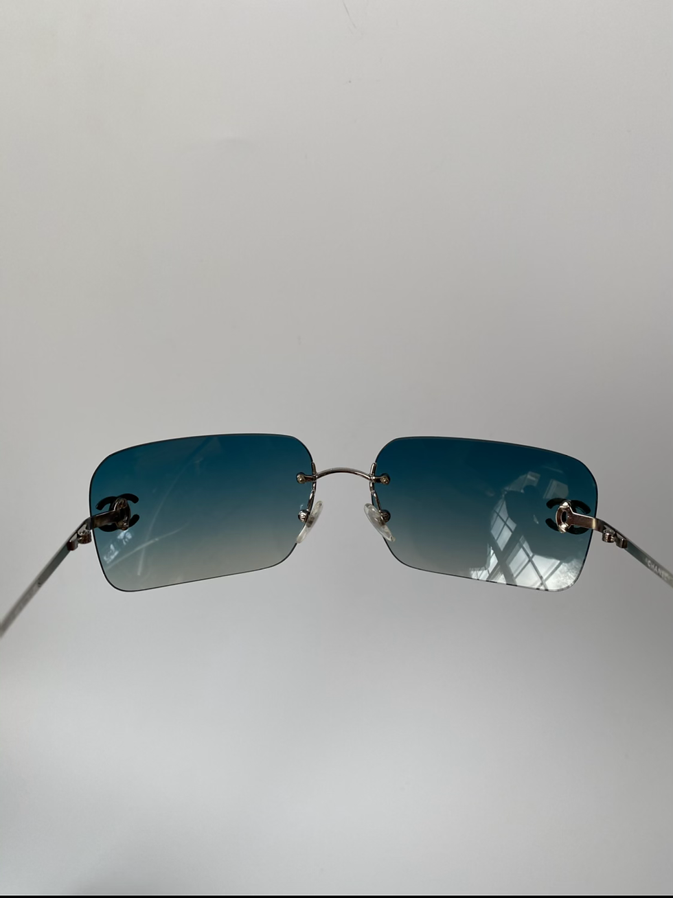 Thumbnail: Vintage Chanel Rhinestone Sunglasses 