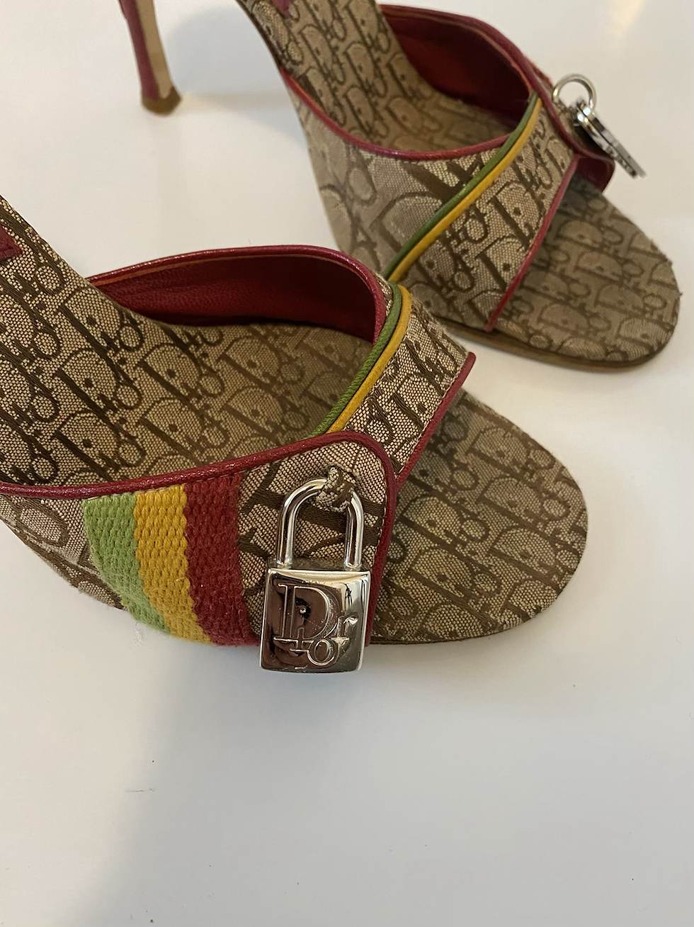 Thumbnail: Dior Rasta Sandal Heels 