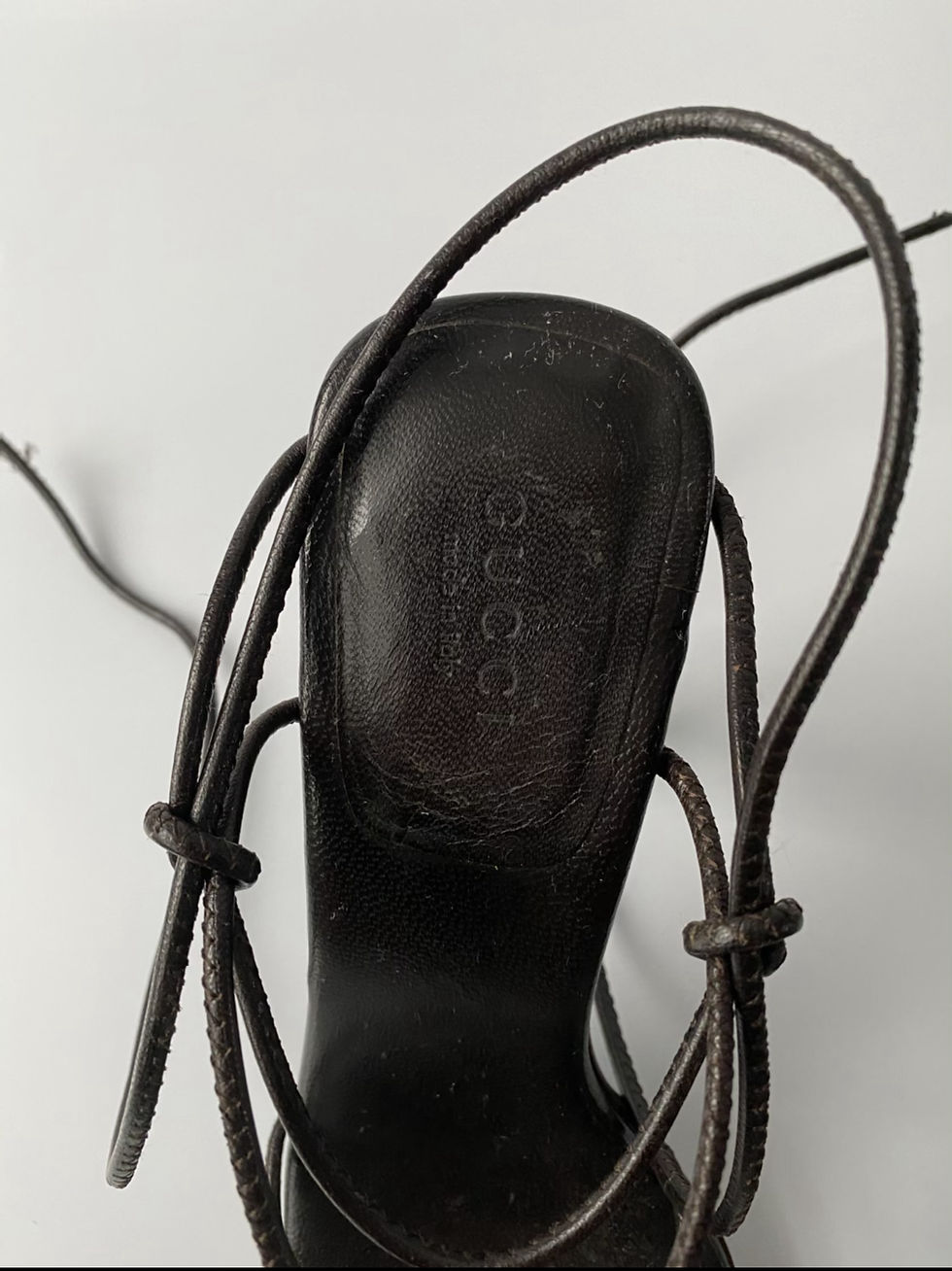 Thumbnail: Vintage Gucci Bamboo Heels