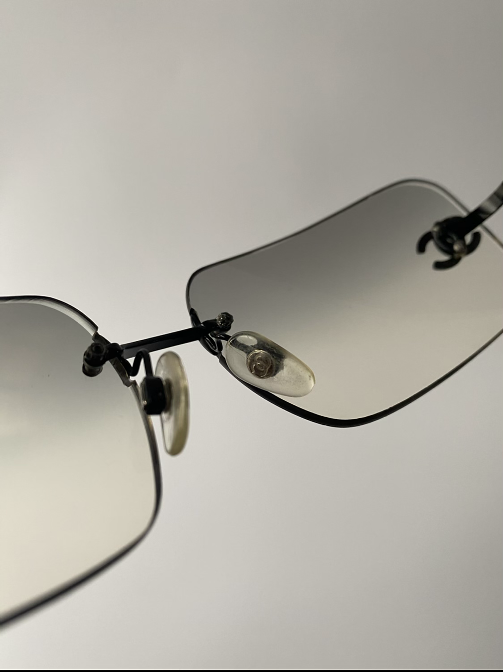 Thumbnail: Vintage Chanel Rhinestone Sunglasses 