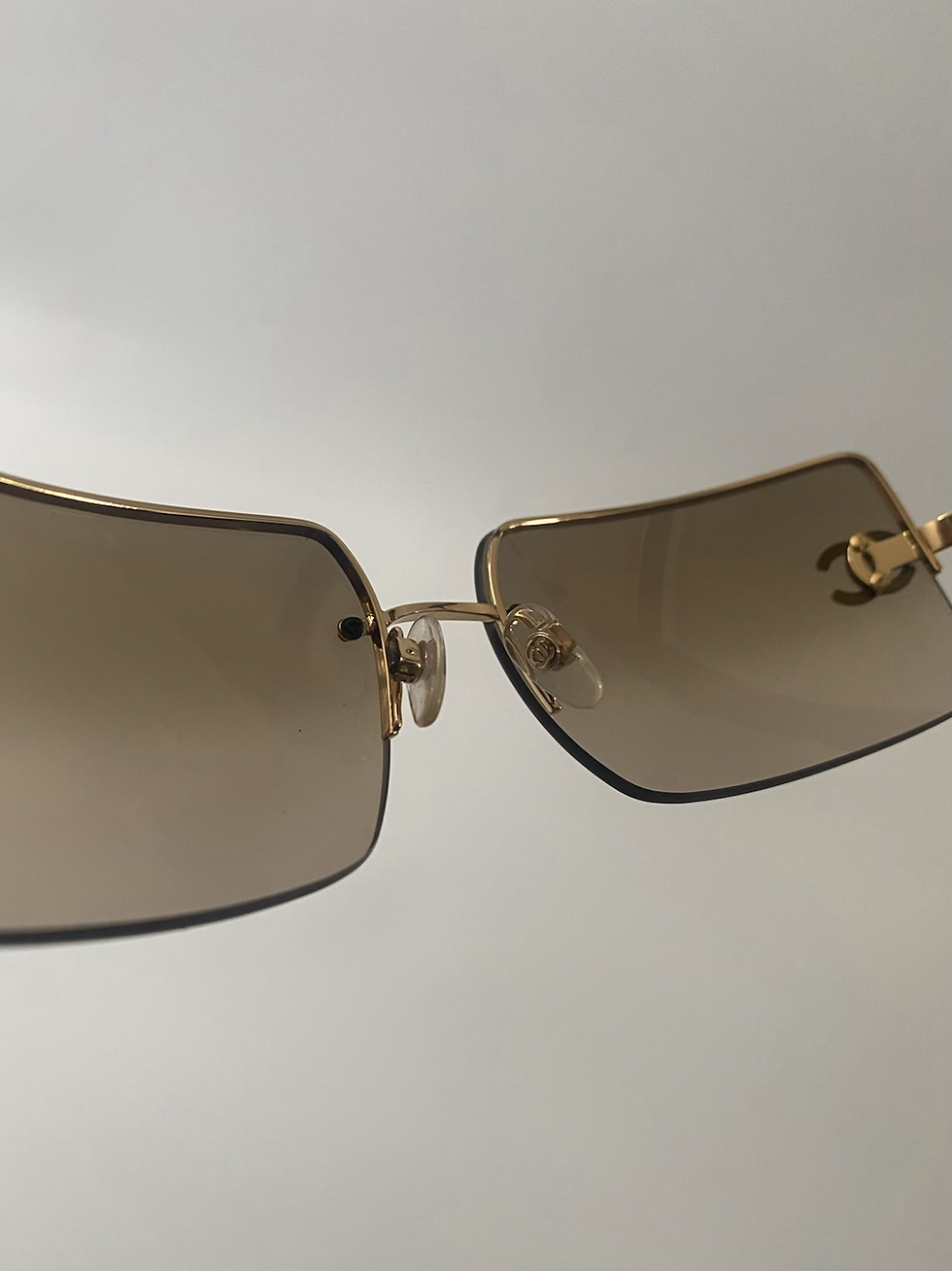 Thumbnail: Vintage Chanel Rhinestone Sunglasses 