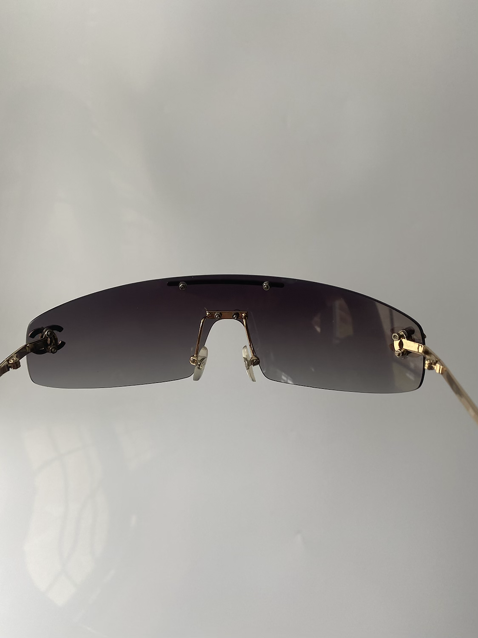 Thumbnail: Rare Vintage Chanel Rhinestone Sunglasses 