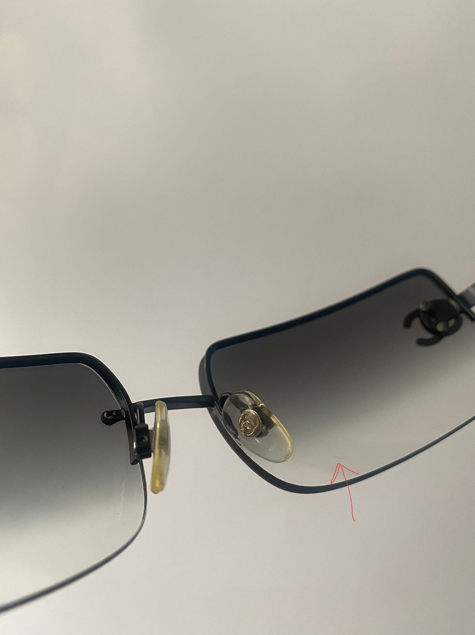 Thumbnail: Vintage Chanel Rhinestone Sunglasses 
