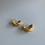Thumbnail: Givenchy Gold Half Hoop Earrings 
