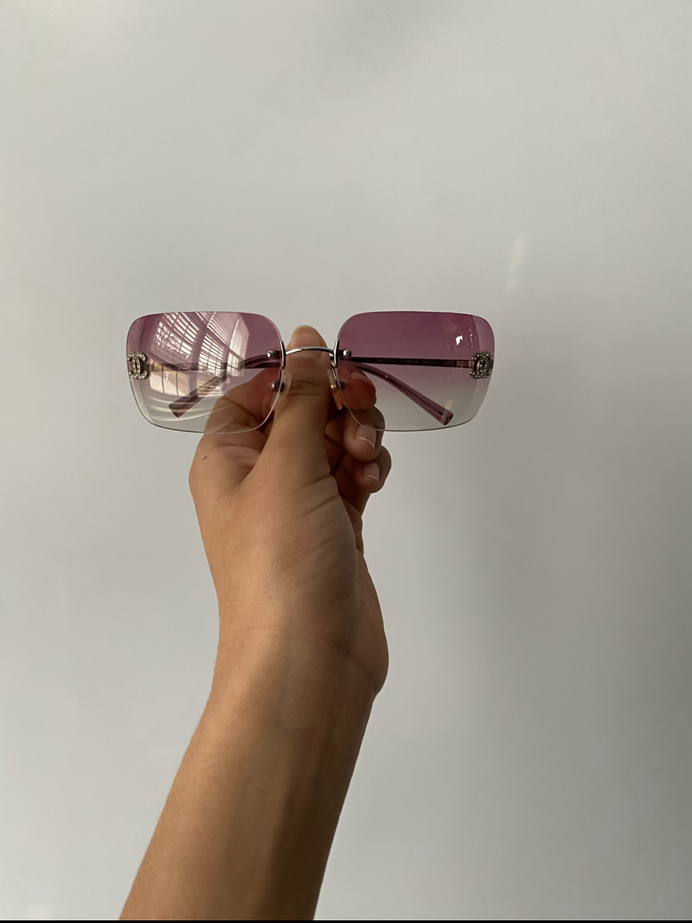 Vintage Chanel Rhinestone Sunglasses