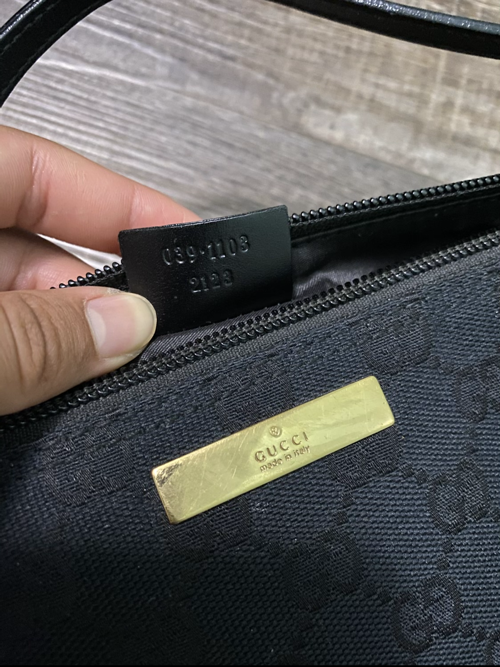 Thumbnail: Gucci monogram pochette bag 
