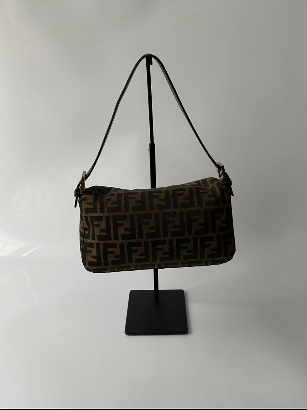 Thumbnail: Fendi Zucca Baguette Bag
