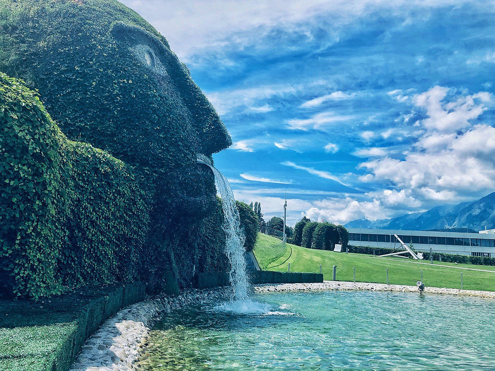 transfer from Innsbruck to Salzburg and stop at Swarovski Crystal World and medieval town Kufstein