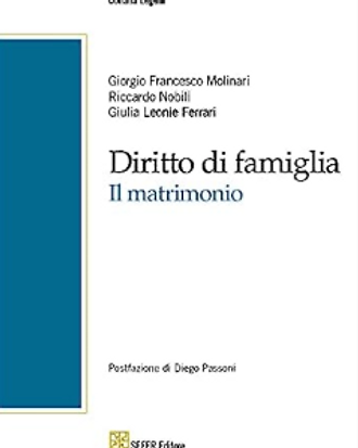 "Diritto della famiglia. Il matrimonio"