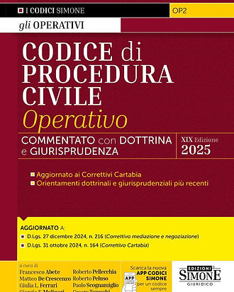 "Codice di Procedura Civile Operativo 2025"