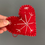Thumbnail: Handmade Red Felt Heart Decoration