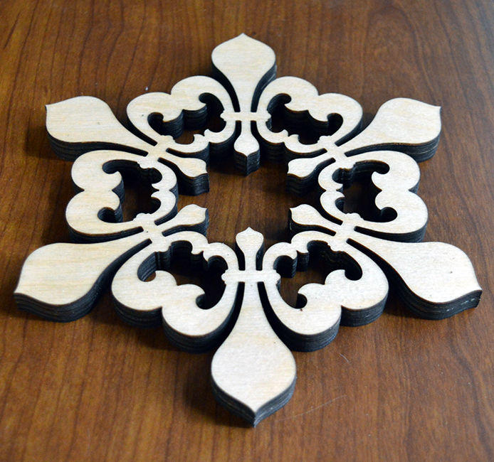 Thumbnail: Fleur-de-lis trivet