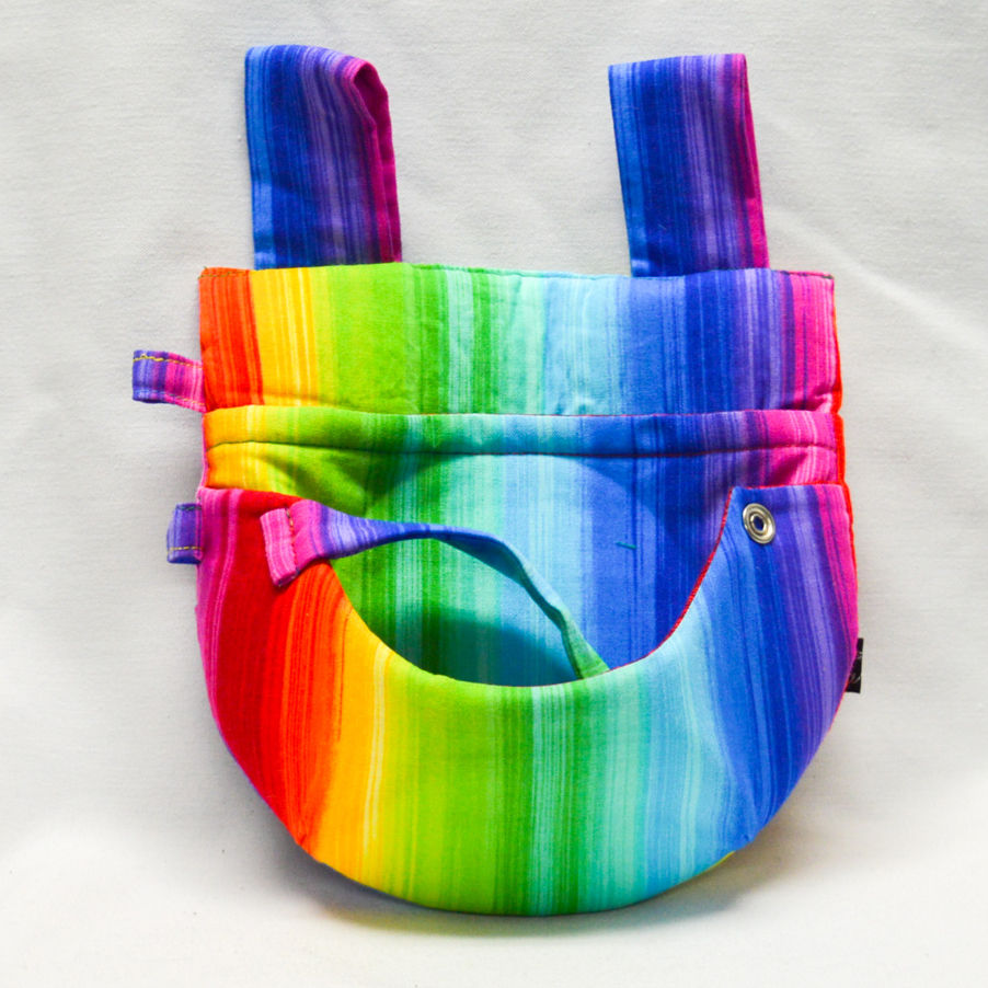 Thumbnail: Rainbow stripe teacup holster