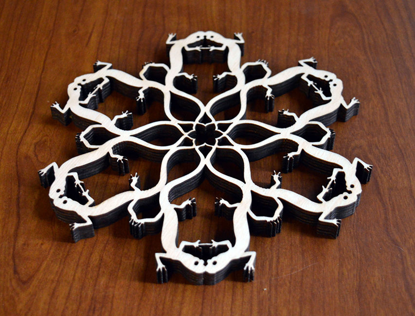 Thumbnail: Salamander trivet